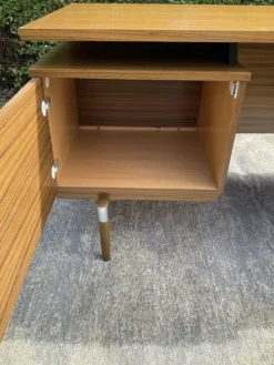 Bureau de direction vintage à double face, années 60
