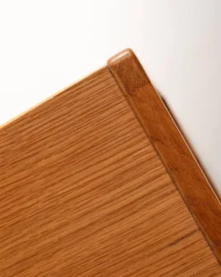 Bureau de maquillage en chêne scandinave, années 1960