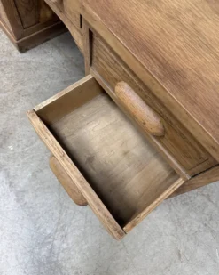 Bureau de ministre en chêne (rénové)