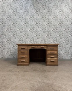 Bureau de ministre en chêne (rénové)
