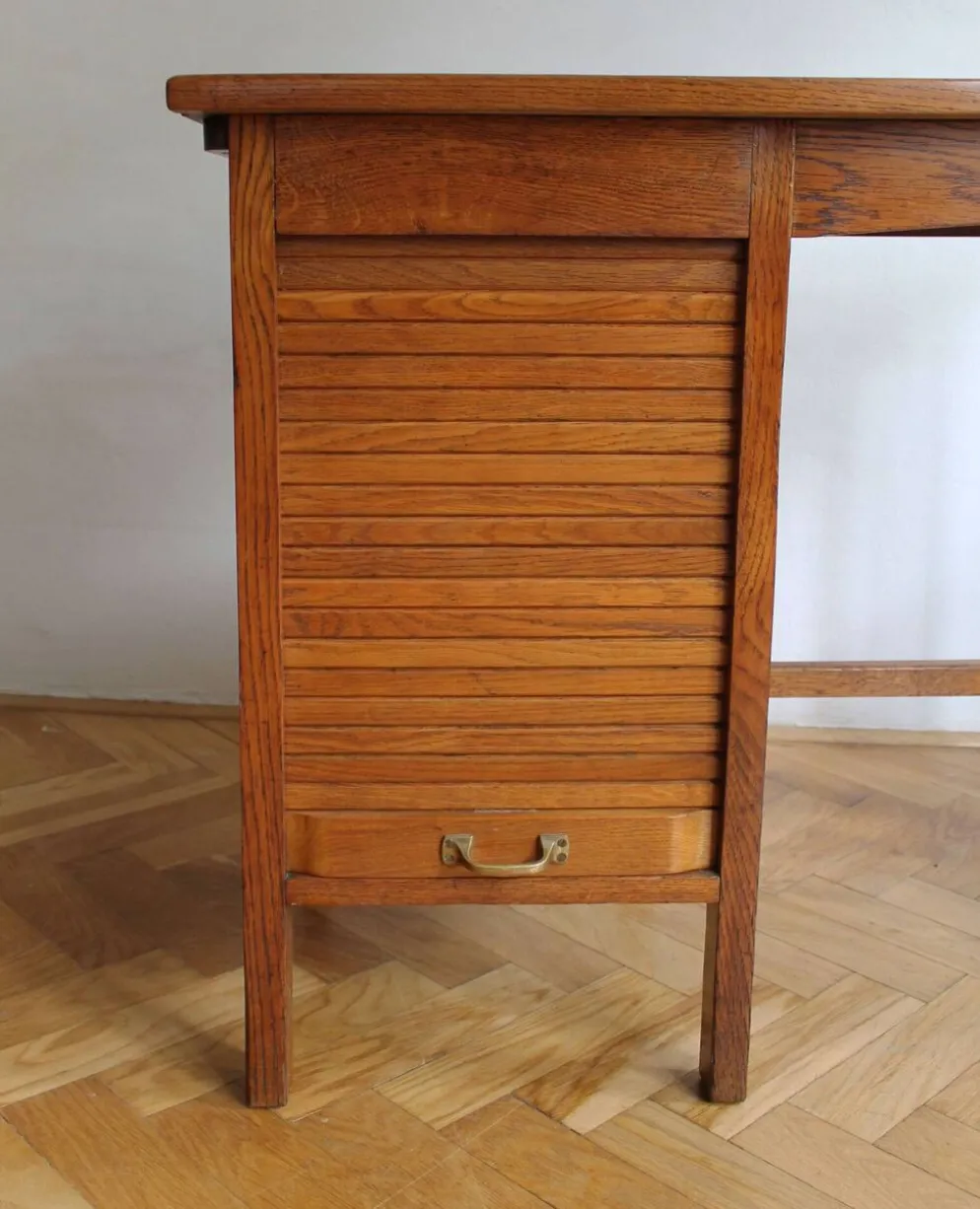 Bureau d'enfant 'Jerry' en chêne massif des années 1930