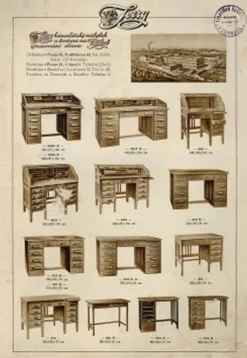 Bureau d'enfant 'Jerry' en chêne massif des années 1930