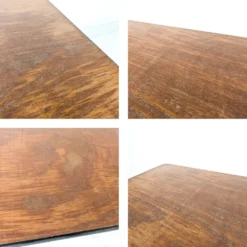 Bureau d'enfant vintage Mid-Century en bois table d'écolier rétro pour cham