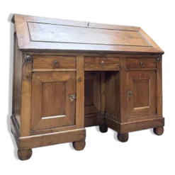 Bureau de pente en noyer d’époque directoire xviii eme siècle