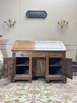 Bureau de pente en noyer d’époque directoire xviii eme siècle