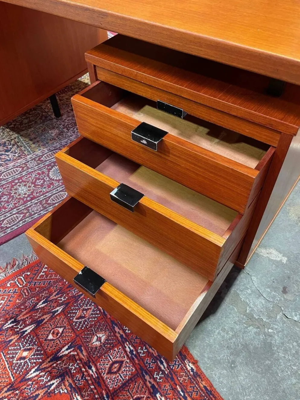 Bureau design Jacques Hitier vintage années 60