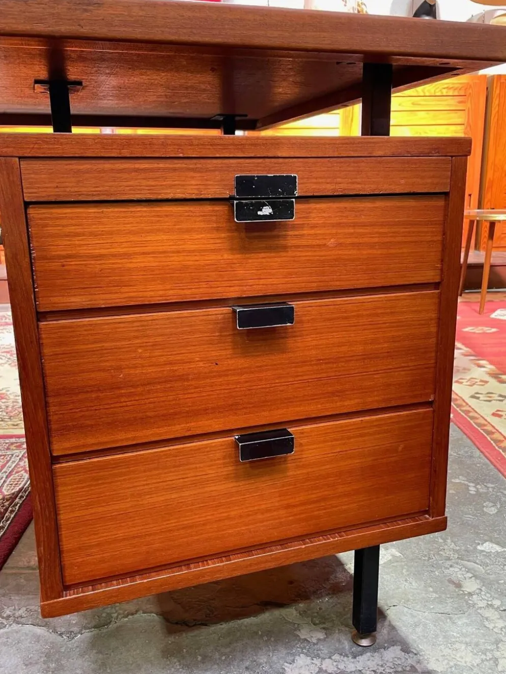 Bureau design Jacques Hitier vintage années 60