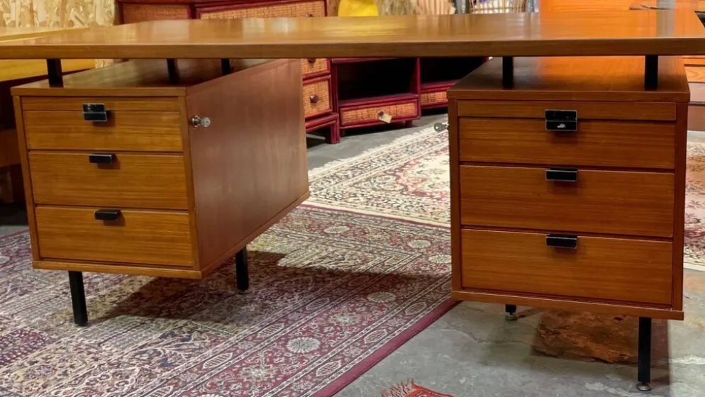 Bureau design Jacques Hitier vintage années 60
