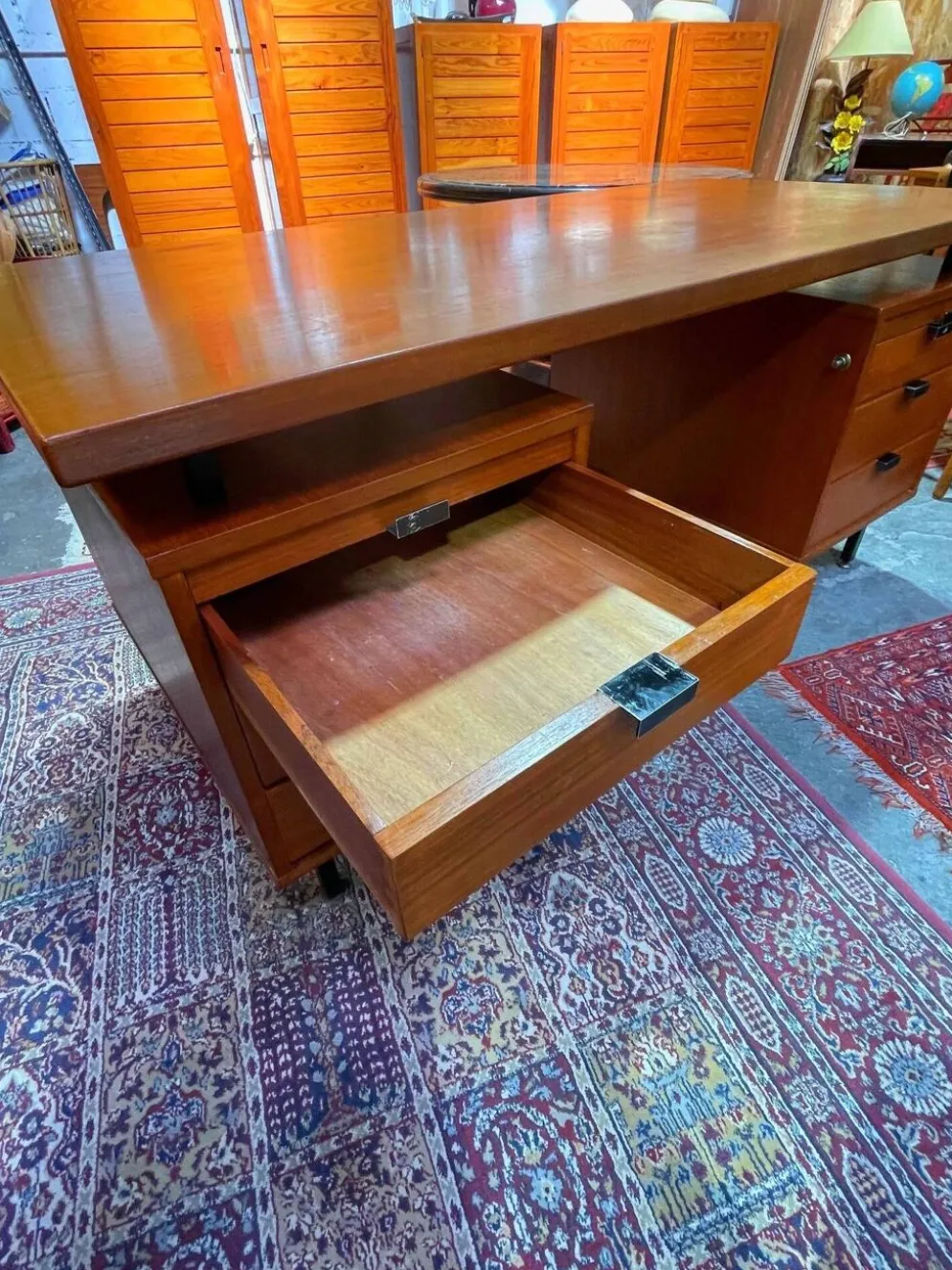 Bureau design Jacques Hitier vintage années 60