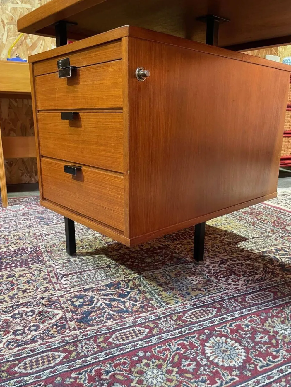 Bureau design Jacques Hitier vintage années 60