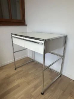 Bureau, desserte USM Haller en blanc