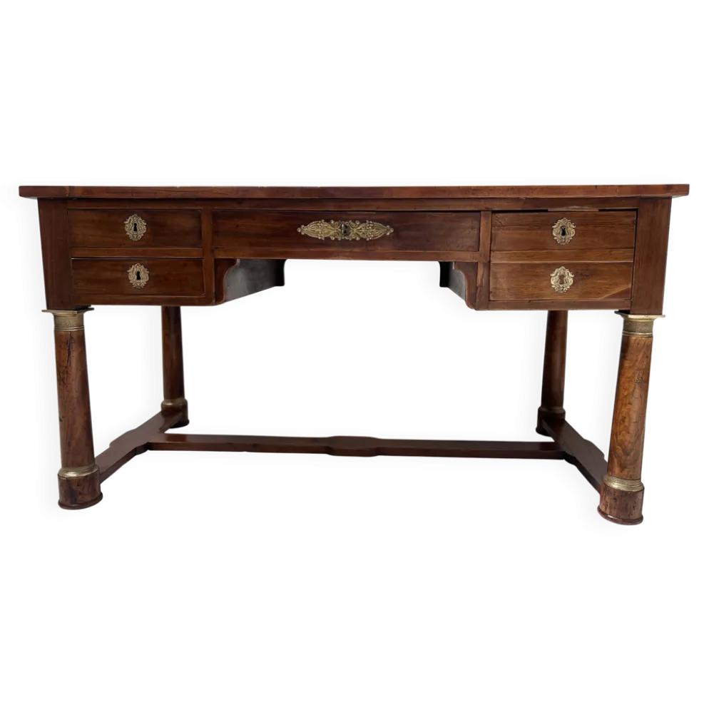 Bureau de style Empire en acajou et placage XIXieme siècle