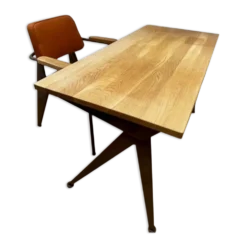 Bureau Direction – Jean Prouvé pour Vitra – Chêne massif – Édition 2014