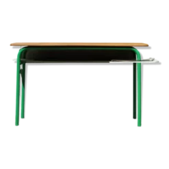 Bureau double d'école revisité