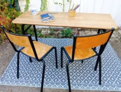 Bureau double d'écolier