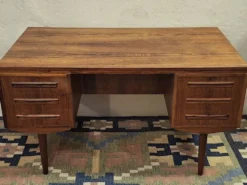 Bureau double face en palissandre des années 1960 par J Svenstrup, Danemark.
