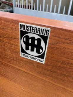 Bureau double face en teck « Musterring International »vers 1960
