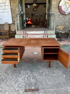 Bureau double face en teck « Musterring International »vers 1960