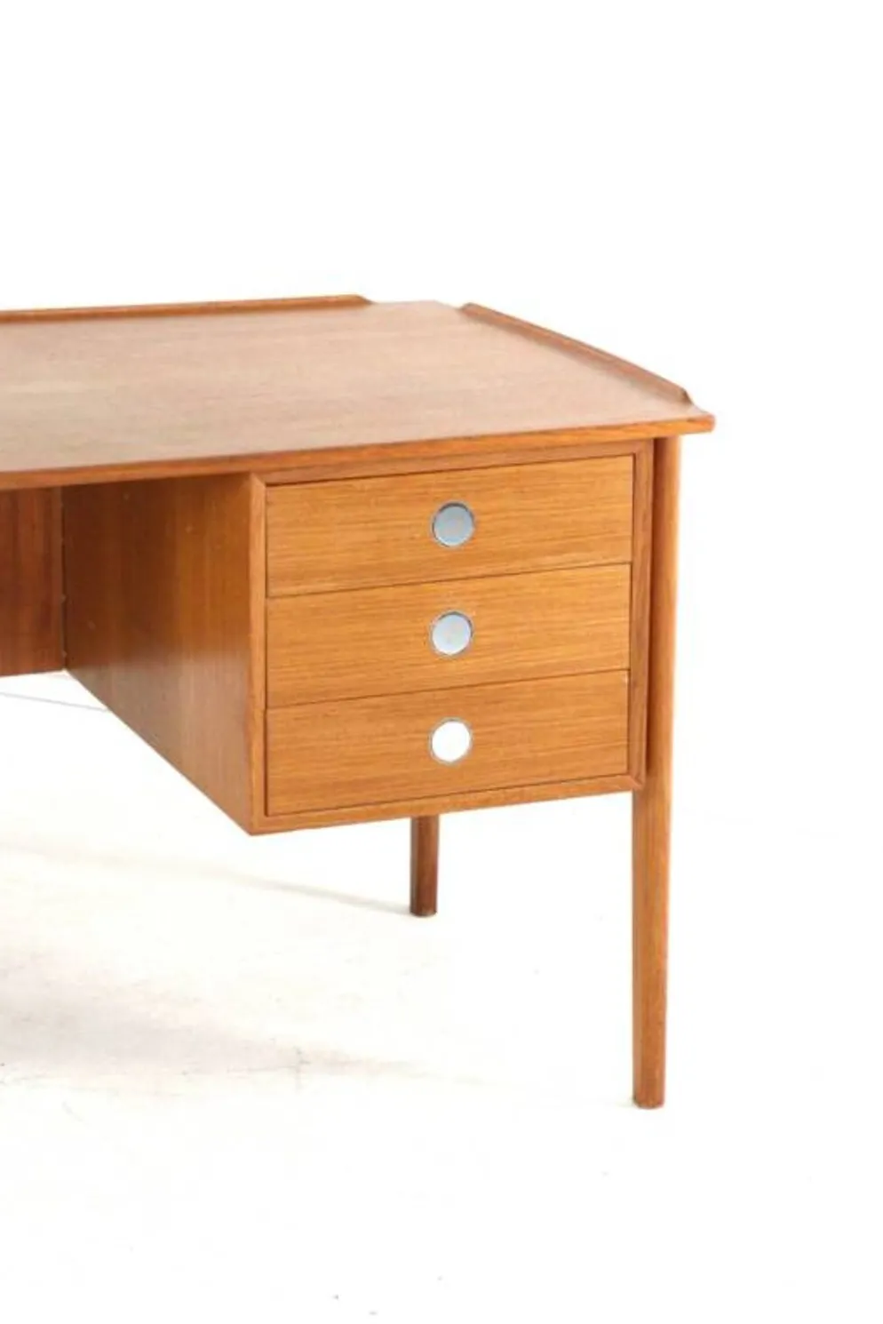 Bureau Dyrlund en teck de design danois moderne du milieu du siècle
