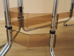 Bureau en acajou, design italien, années 1980, fabriqué en Italie