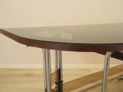 Bureau en acajou, design italien, années 1980, fabriqué en Italie