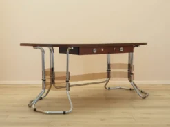 Bureau en acajou, design italien, années 1980, fabriqué en Italie