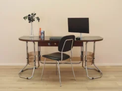 Bureau en acajou, design italien, années 1980, fabriqué en Italie