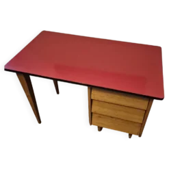 Bureau en bois années 50/60 vintage