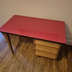 Bureau en bois années 50/60 vintage