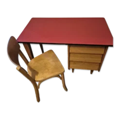 Bureau en bois années 50/60 vintage