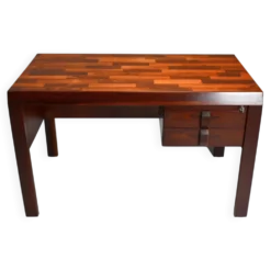 Bureau en bois de rose par Jean Gillon pour Italma. Brésil, années 1970.