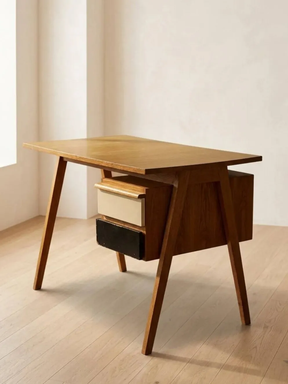 Bureau en bois de style mid-century par Robin Day, années 1950, Royaume-Uni