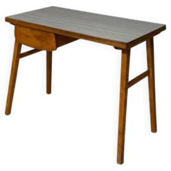 Bureau en bois du milieu du 20e siècle, 90 × 49 × 73 cm