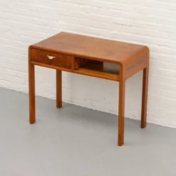 Bureau en burl Art Déco italien des années 1930