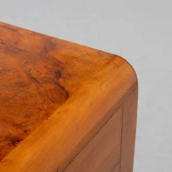 Bureau en burl Art Déco italien des années 1930