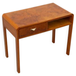 Bureau en burl Art Déco italien des années 1930