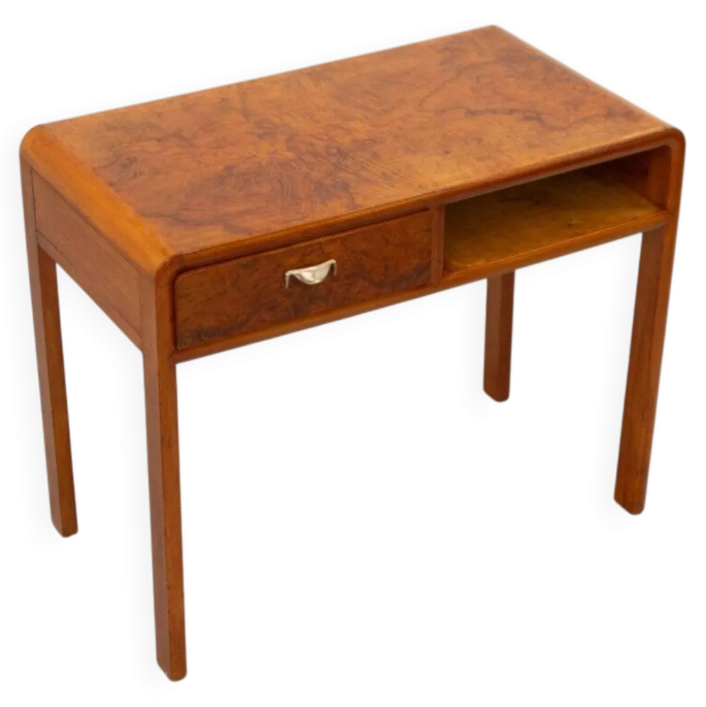 Bureau en burl Art Déco italien des années 1930