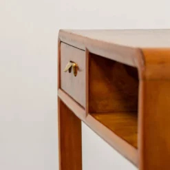 Bureau en burl Art Déco italien des années 1930