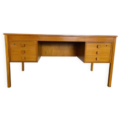 Bureau en chêne danois vintage rétro des années 60 par Domino Møbler.