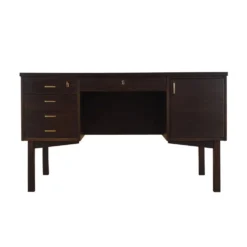 Bureau en chêne, design danois, années 1970, fabriqué au Danemark