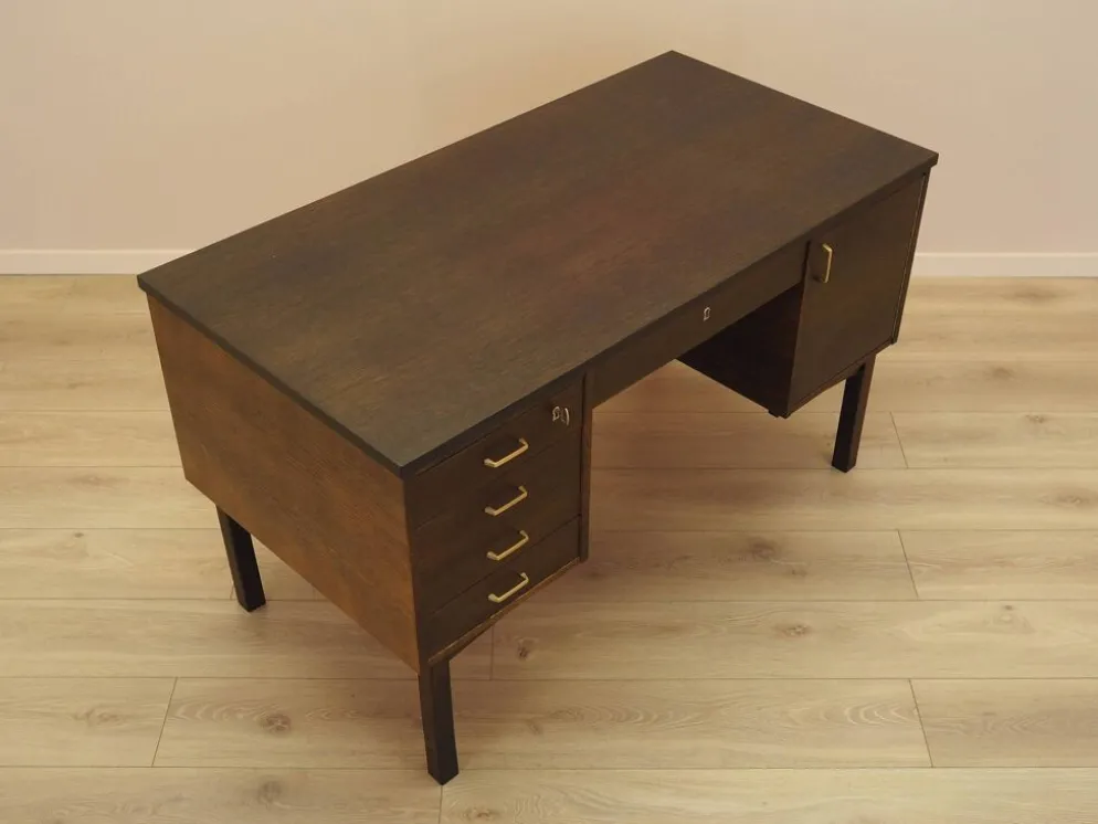 Bureau en chêne, design danois, années 1970, fabriqué au Danemark