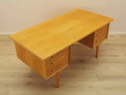 Bureau en chêne, design danois, années 1960, designer : Henning Kjærnulf