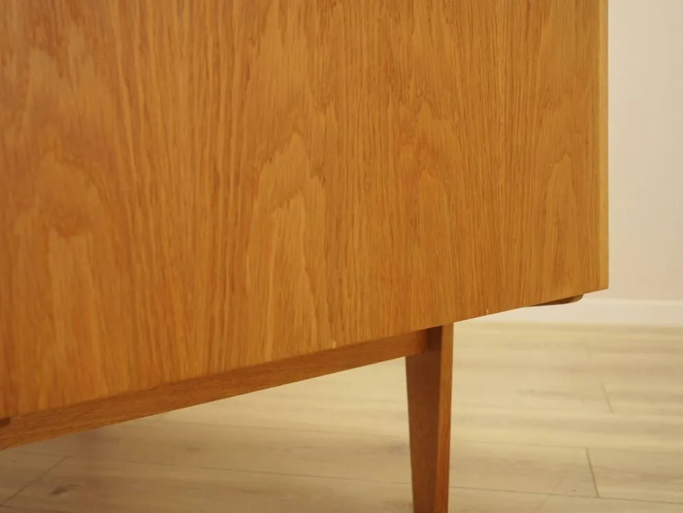Bureau en chêne, design danois, années 1960, designer : Henning Kjærnulf