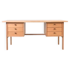 Bureau en chêne du milieu du siècle par Svend Åge Madsen pour Sigurd Hansen, années 1960.