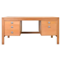 Bureau en chêne du milieu du siècle par Chr. Rasmussen pour Randers Møbelfabrik, années 1970.