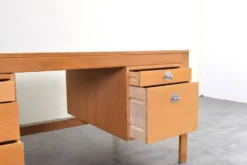 Bureau en chêne du milieu du siècle par Chr. Rasmussen pour Randers Møbelfabrik, années 1970.