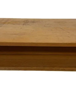Bureau en chêne vintage autoportant, design des années 1970