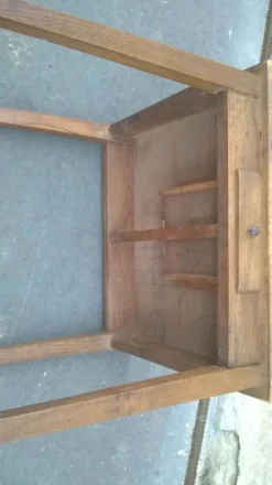 Bureau enfant en bois vintage