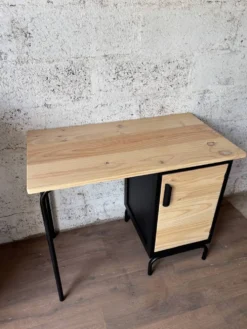 Bureau enfant noir et bois