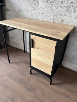 Bureau enfant noir et bois